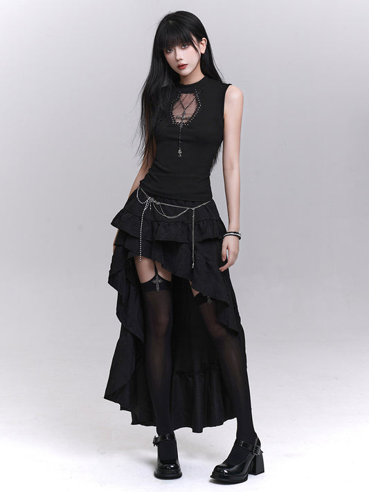 Black Sleeveless Top