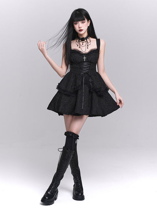 Subculture Black Slip Dress