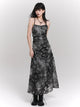 Backless Gothic Slip Dress