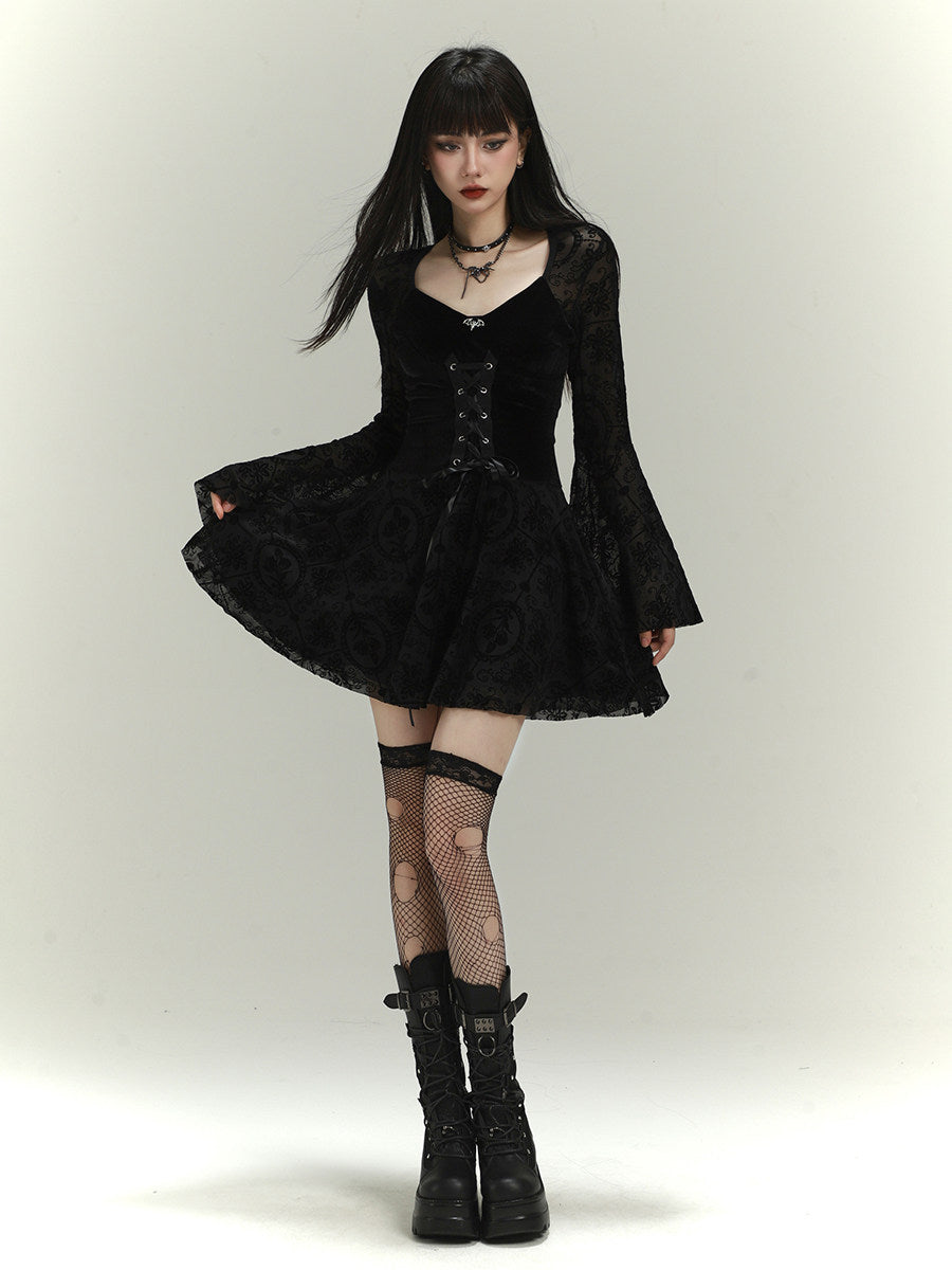 Laced Mini Dress