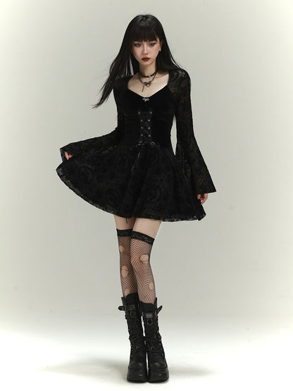 Laced Mini Dress