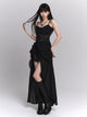 Gothic Sheer Maxi Slip Dress