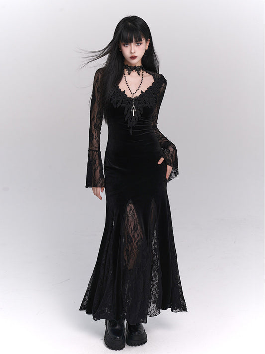 Ghost girl black dress