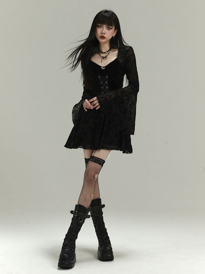 Laced Mini Dress