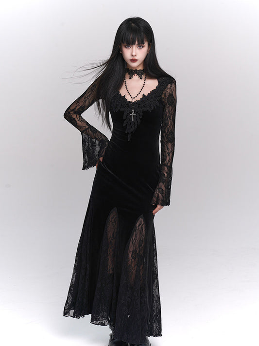 Ghost girl black dress