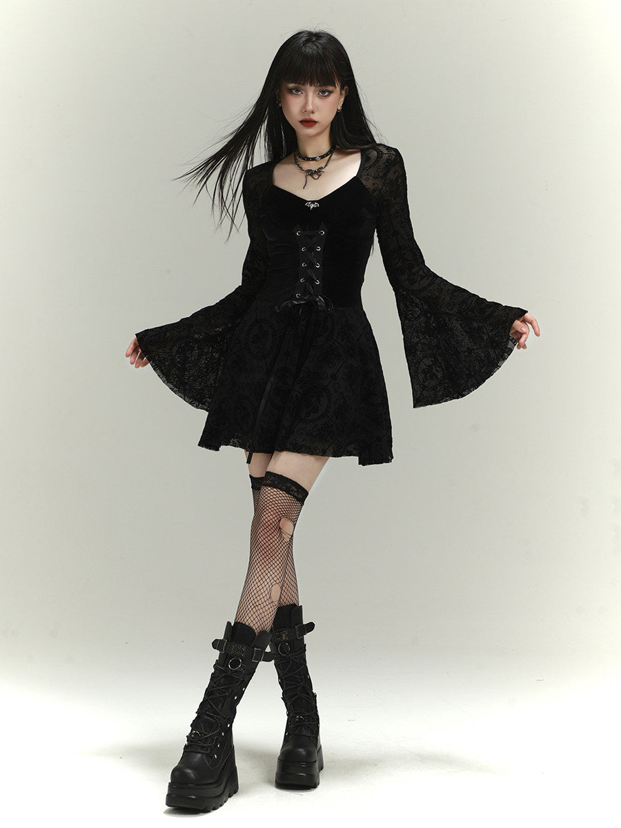 Laced Mini Dress