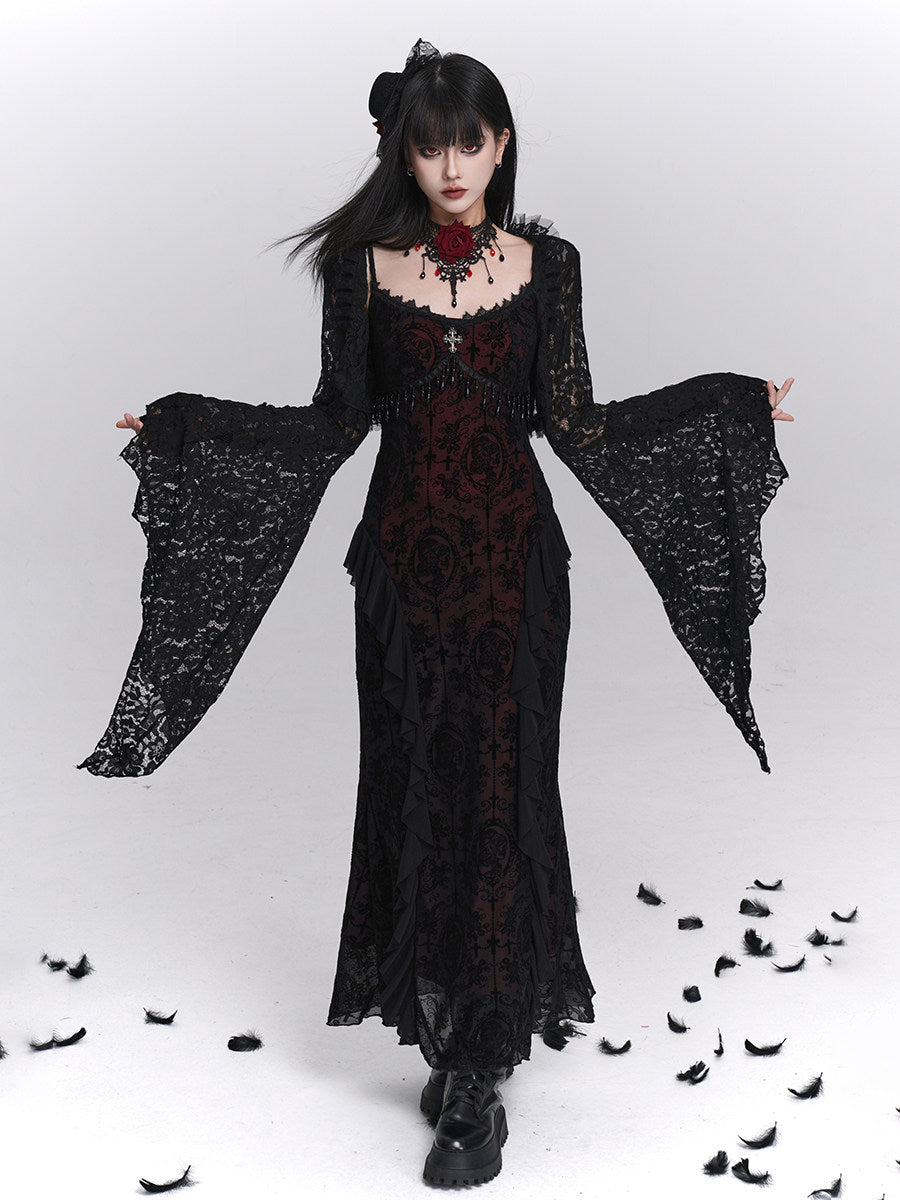 Gothic Bolero & Camisole Set