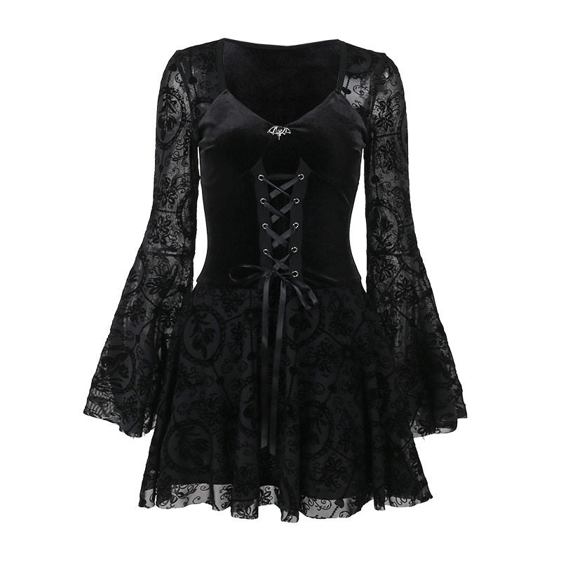Laced Mini Dress
