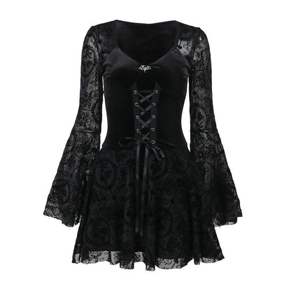 Laced Mini Dress