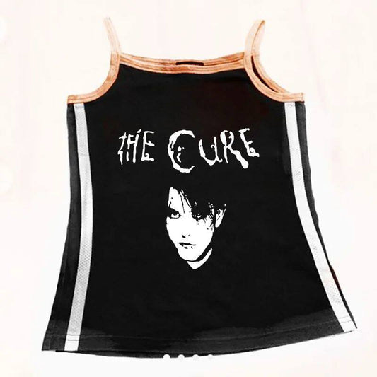 The Cure - Y2K Sleeveless Graphic Cami