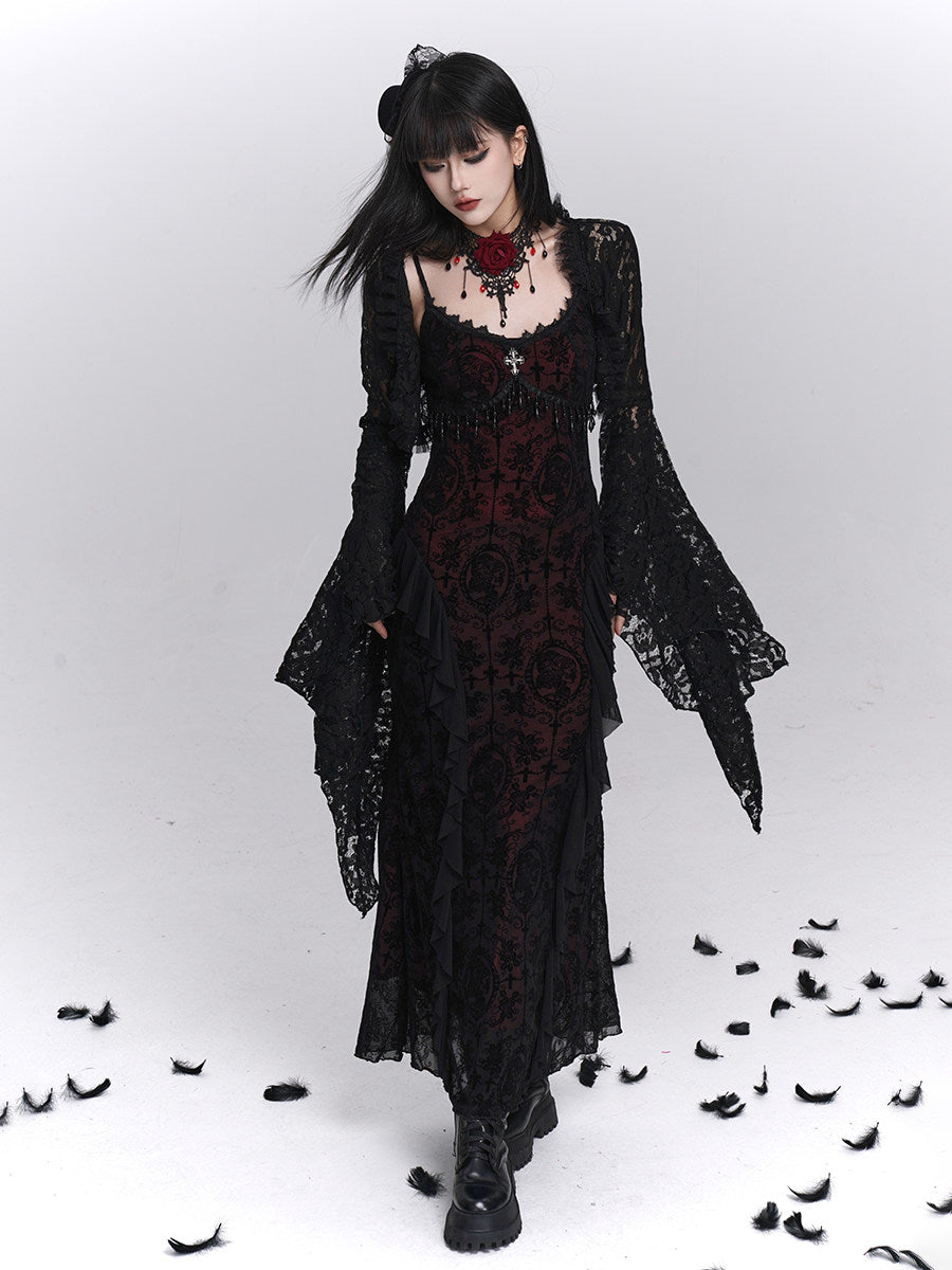 Gothic Bolero & Camisole Set