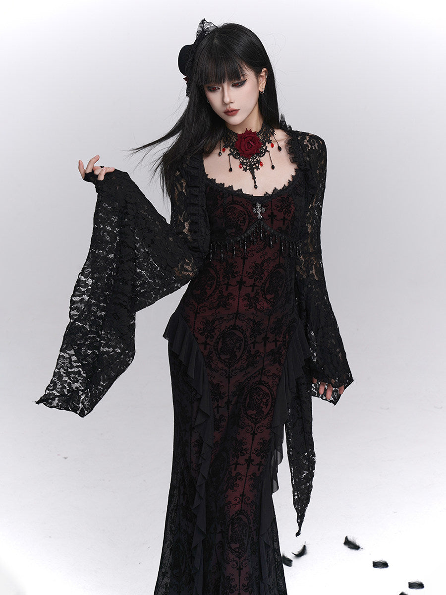 Gothic Bolero & Camisole Set
