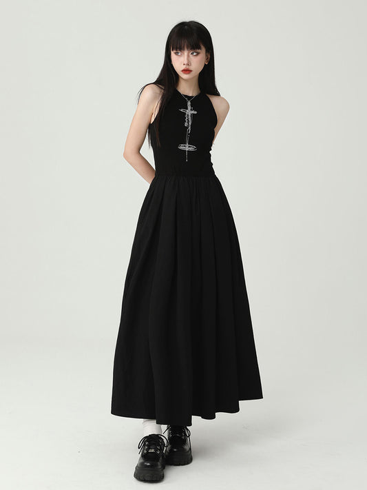 Black Backless Dress