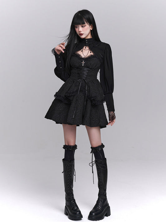 Subculture Black Slip Dress